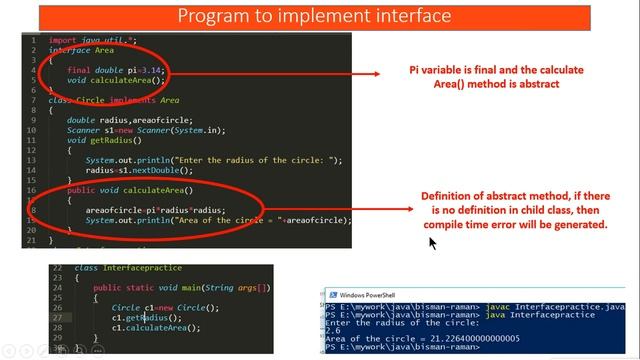 Interfaces | Multiple Inheritance In Java | Learn Java Online | Java tutorial for beginners | Day 1