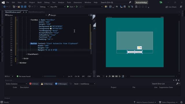 How to make Automatic Typing from The Clipboard using C# WPF - CSharp Programming | AutoWrite