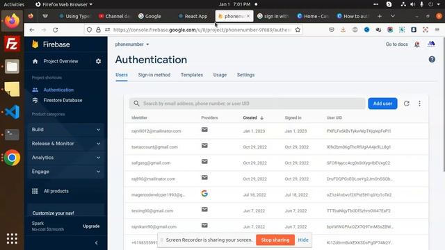 Firebase Authentication Using Email and Password using React смотреть онлайн