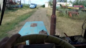 Покатушки на тракторе мтз-80 от первого лица /Moldova