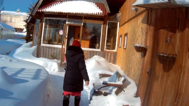 Обход хозяйства / Поездка к родителям на баню / Прогулка до речки / НОВЫЕ ДЕРЕВЕНСКИЕ