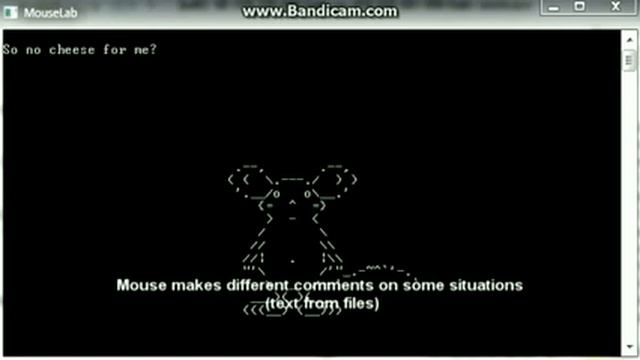 C++ "MouseLab" ASCII Game - A* algorithm
