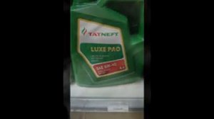 Tatneft LUXE Pao 5w40 и Idemitsu 5w40