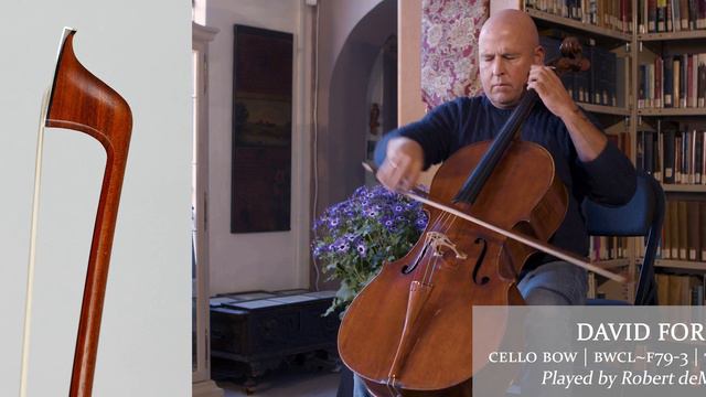 David Forbes silver & ebony cello bow / Robert deMaine, cellist / at the Metzler Violin Shop смотреть онлайн