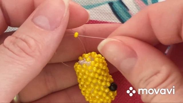 Амигуруми Бабочка из бисера,третья и заключительная часть видео. #амигурумиизбисера #amigurumi