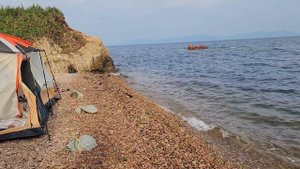 с Русского до Попова на лодке ПВХ