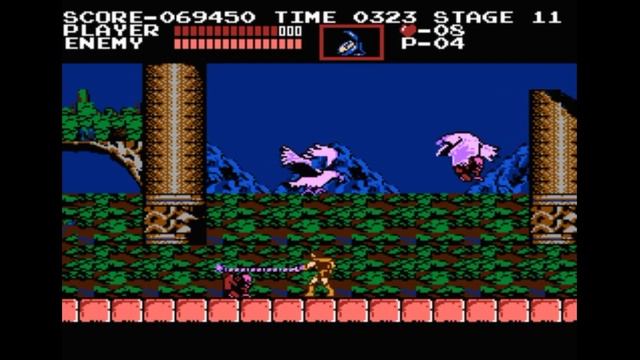 Dendy (Famicom,Nintendo,Nes) 8-bit Castlevania 1часть Stage 4.avi