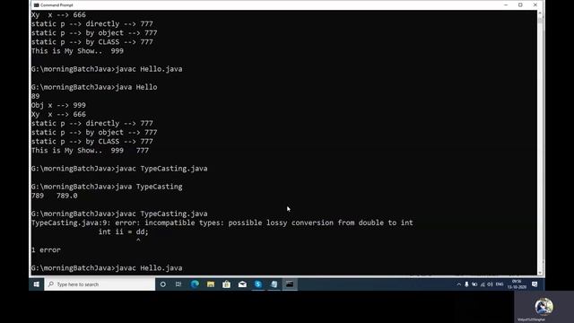 Lecture 7 - Java Type Casting, Parsing | What is Type Conversion, Casting & Parsing in Java