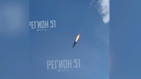 В Мурманской области во время планового учебного полета потерпел крушение истребитель МиГ-31
