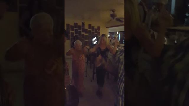 Mom dancing at Breezes Varadero