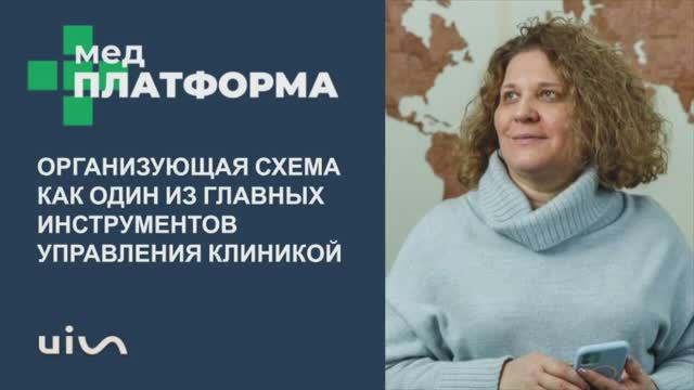 Организующая схема как один из инструментов управления клиникой. Татьяна Тищенко, МЕДПЛАТФОРМА