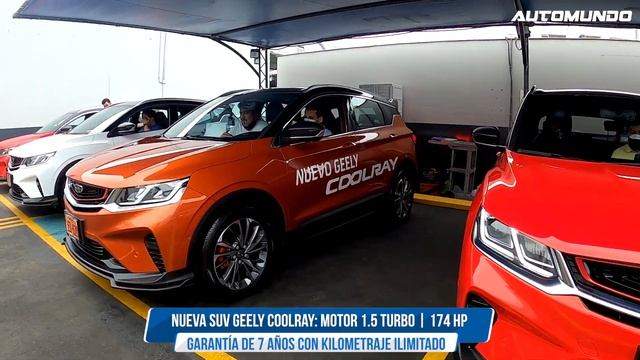 SUV Geely Coolray: Motor 1.5 turbo, 174 HP смотреть онлайн