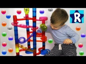 ★ Шарики Марблс КОНСТРУКТОР Распаковка Marble Race Slide Marble Run unboxing toys review Roma Show