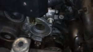 Lexus IS 220d замена термостата и водяного насоса