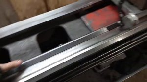 Шабрение токарного лт 10 ( Направляющие задней бабки)