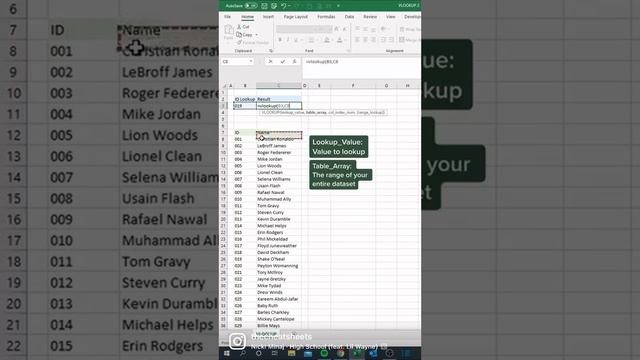 How to VLOOKUP in 30 seconds