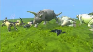 Animals vs Dinosaurs Turf War | Animal vs Dino [S2] | SPORE