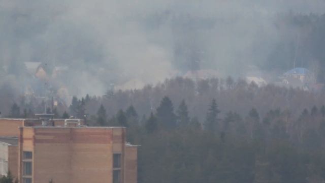 Пожар (?) в Менделеево, ч.1