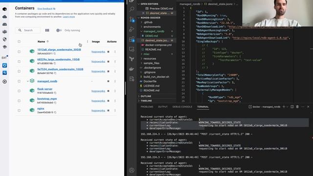 Make an elastic, self-stabilizing, distributed database RonDB accessible to developers with Docker смотреть онлайн