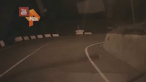 Фура свалилась в пропасть под Сочи