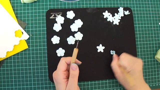 Мастер класс цветы из бумаги. Скрапбукинг, ч.3 смотреть онлайн