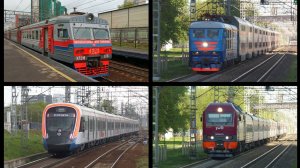 Поезда Октябрьского хода. ЧС6, ЭП2К, ЭП20, ЭТ2М, ЭВС1, ЭВС2, ЭС2Г, ЭГЭ2тв