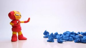 Железный человек против Капитана Америки | Мультик для детей