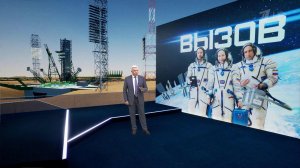 Год назад первый в истории космический киноэкипаж отправился на МКС для съемок фильма "Вызов"