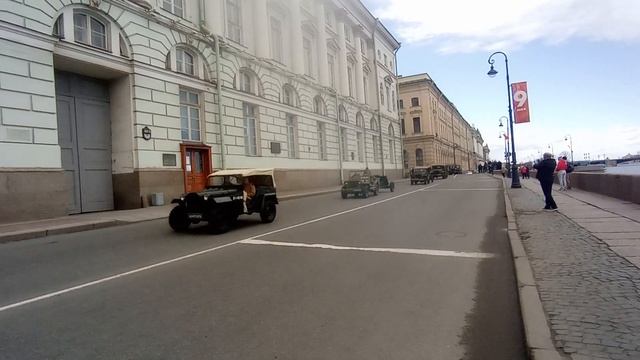 Военная техника в центре Санкт Петербурга.Репетиция парада Победы 2023 года смотреть онлайн