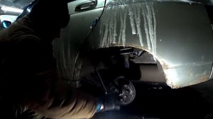 ВАЗ 2110 - снятие ступицы и задних дисков своими руками - серия 4