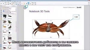 SMART Notebook 3D инструменты