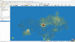 Формирование тепловой карты в QGIS 3.16