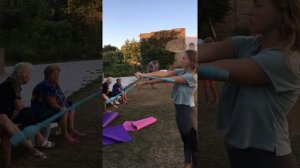 Булавы, урок с булавами, художественная гимнастика, clubs, rhythmic gymnastics, Гимнастка