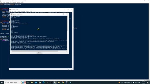 Python Web Scraping Using Selenium on Ubuntu (Firefox driver) and Windows (Chrome driver)
