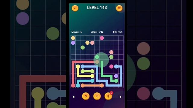 Connect the dots - Line puzzle game Expert level 143 #shorts