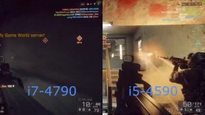 I7-4790 vs I5-4590 GTX970 Battlefield4 Ultra setting