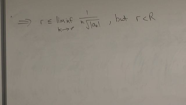 Complex Power Series 3: Radius of Convergence Theorem