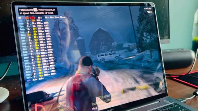 Геймплей GTA V на Huawei MateBook 14S смотреть онлайн