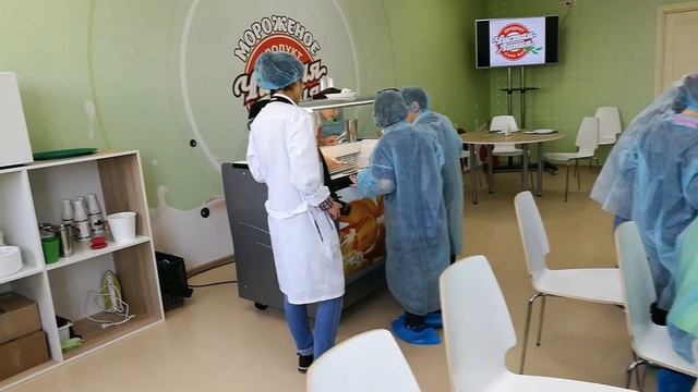 Мастер класс на фабрике мороженого Чистая линия