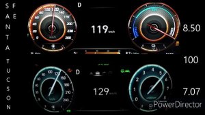 2021 HYUNDAI TUCSON 1.6 T-GDI HYBRID VS 2021 HYUNDAI SANTA FE 1.6 T-GDI HYBRID ACCELERATION 0-200
