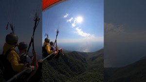 Полет на параплане Абхазия Гагры гора Мамдзышха 1500 метров 2023