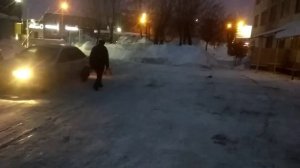 Отвал для снега на легковой автомобиль своими руками!