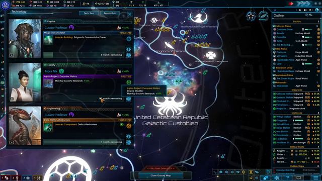 Stellaris Modded Roleplay S2 | Ep.9 | Custodian Reforms! смотреть онлайн