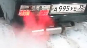 Звук прямоточноо выхлопа Ваз 2107  Отсечка на Жигулях 2107