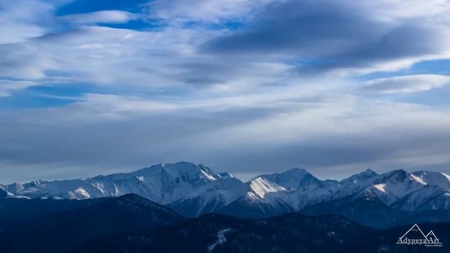 Зимний таймлапс(timelapse). Адыгея смотреть онлайн