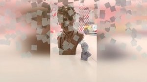 Есенин-бюст на 3D принтере