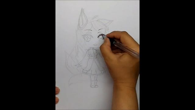 Gacha life drawing art