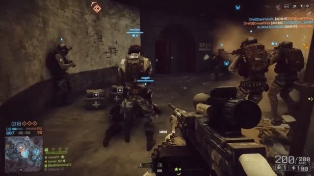 Battlefield 4 - #45 - штурмовик и снайпер смотреть онлайн