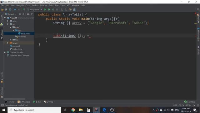 Converting Array To List смотреть онлайн