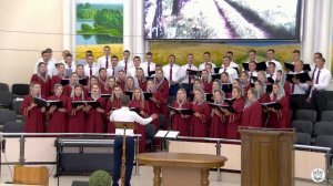 Ты расстилаешь небо над землею ... Ольшаны церковь ХВЕ .